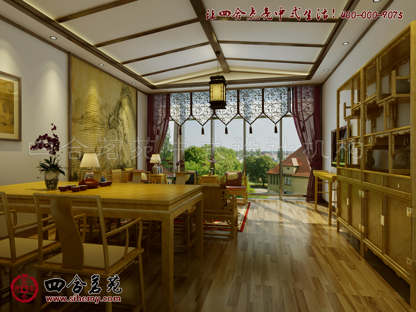 古色古香品味茶香 中式設計茶樓室內配飾